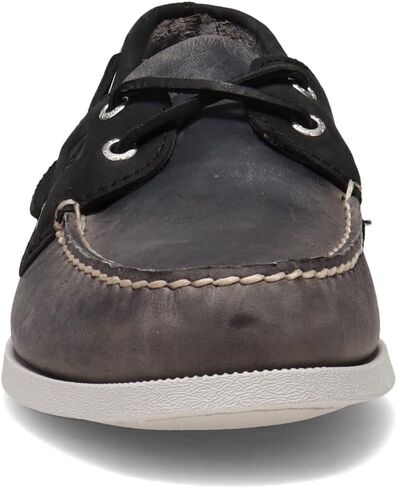 Sperry Men's Authentic Original 2-Eye Boat Shoe, DK Grey/Black, 10.5 in Saudi Arabia