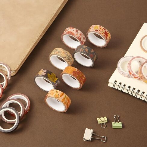 Mr. Pen- Washi Tape Set, 21 Rolls, Assorted Sizes, Floral Design, Washi Tape for Journaling in Saudi Arabia