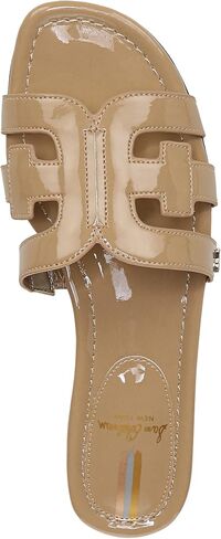 Sam Edelman Women's Bay Flat Sandal, Gold Quartz Fray, 9 in Saudi Arabia