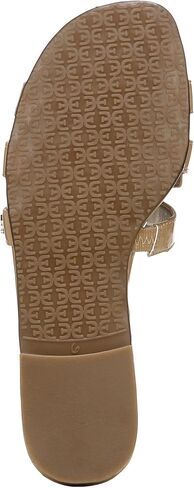 Sam Edelman Women's Bay Flat Sandal, Gold Quartz Fray, 9 in Saudi Arabia