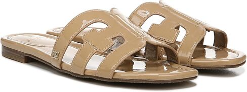 Sam Edelman Women's Bay Flat Sandal, Gold Quartz Fray, 9 in Saudi Arabia