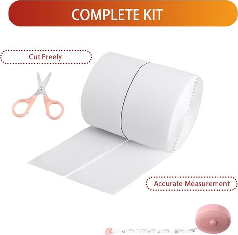 32 قدم *1 بوصة الخطاف وشريط الحلقة مع ظهر لاصق ، وشرائط لاصقة مزدوجة الجوانب الثقيلة ، وشرائح لزجة قوية للمنزل/المكتب/المدرسة ، والأسود in Kuwait