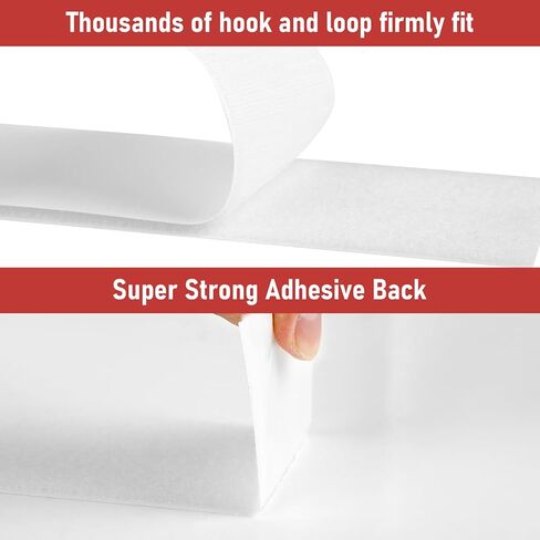 32 قدم *1 بوصة الخطاف وشريط الحلقة مع ظهر لاصق ، وشرائط لاصقة مزدوجة الجوانب الثقيلة ، وشرائح لزجة قوية للمنزل/المكتب/المدرسة ، والأسود in Kuwait