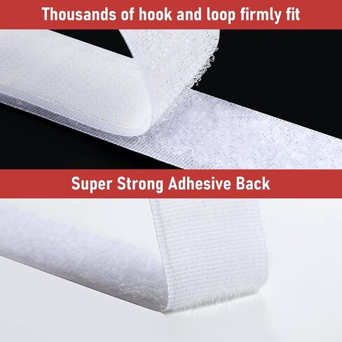 PTUNA 32Ft *1 Inch Hook and Loop Tape with Adhesive Back,Black in Saudi Arabia