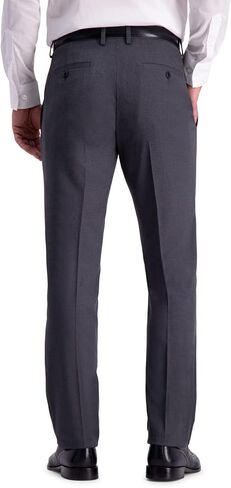 Kenneth Cole Reaction Men's Shadow Check Stretch Slim Fit Dress Pant, Black, 40x32 in Saudi Arabia