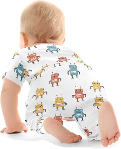 vvfelixl Baby Pants Sets Black Dachshund Long Haired Short Sleeve Baby Clothes for Boys Girls 0-24M in Kuwait