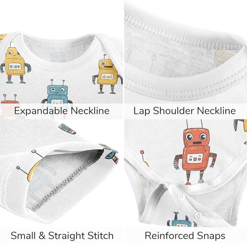 vvfelixl Baby Pants Sets Black Dachshund Long Haired Short Sleeve Baby Clothes for Boys Girls 0-24M in Kuwait