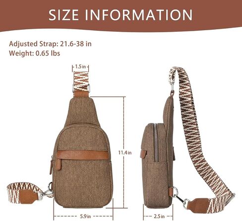 CHARINUT Small Sling Bag for Women Crossbody Purse, Soft Vegan Leather Sling Purse, Fanny Packs for Women Cross body in Saudi Arabia