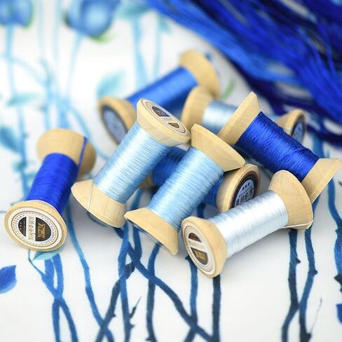 Natural 100% Mulberry Handmade Embroidery Silk Thread Silk Floss (65) in Kuwait