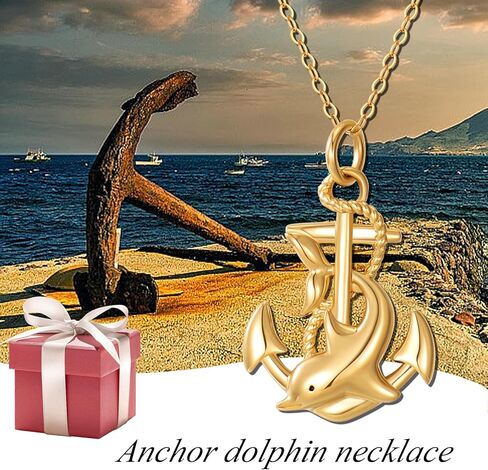 Aihpos 14K Solid Gold Compass Turtle Necklace - Dainty Compass Necklace Yellow Gold Sea Turtle Compass Pendant Necklace in Kuwait