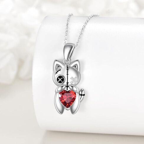 YFN Skull Necklace Sterling Silver Celtic Skull Head Pendant Gothic Jewelry Viking Goth Halloween Punk Gifts for Women Men, Sterling Silver, No Gemstone in Saudi Arabia