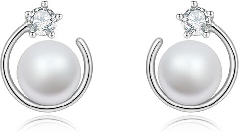 Velvique Pearl Stud Earrings in Saudi Arabia