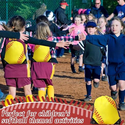 MiniInflat 12 Pcs Drawstring Bags with 12 Pcs Wrist Return Ball 10 x 12 Inch Basketball Baseball Bag Backpack Wrist Balls on a String Leather in Saudi Arabia