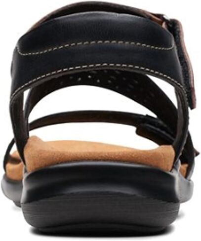 صندل مسطح نسائي من Clarks Kitly Way، جلد الكرز، 9 in Saudi Arabia