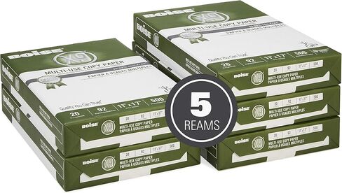 Boise Paper X-9 Multi-Use Copy Paper, 11" x 17" Ledger, 92 Bright White, 20 lb, 5 Ream Carton (2,500 Sheets) in Saudi Arabia