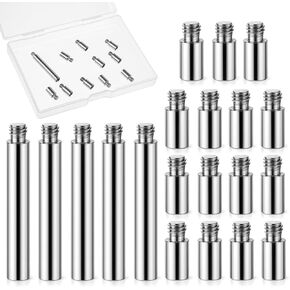 Scrapbook Extension Posts, 20PCS Extending Post-Bound Album Accessories Extension Post Replacement for Binding 2Sizes Refillable Photo Album Scrapbook Screws Craft DIY Refill Pages (0.47 in/1.3In)