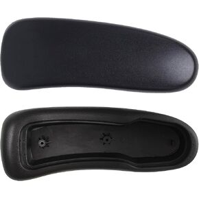 Chair Armrest Replacement, Arm Pad Caps Replacement for Herman Miller Classic Aeron Chair Graphite Black 1 Pair