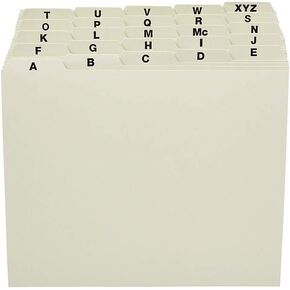 Staples® A-Z Index File Guide, Letter, Light Green, 25/Set (TR118273)