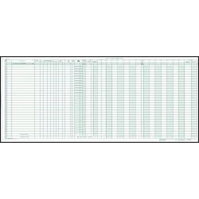 Payroll/General Expense Combo Journal Sheet, 15 Sheets