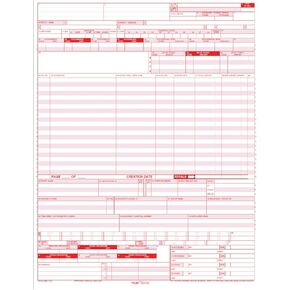 UB-04 (CMS 1450) Health Insurance Claim Form, 500 Count (2 Pack)