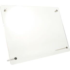 Angoily Acrylic Holder Frame Display Rack Paper Display Holder for Currency Storage