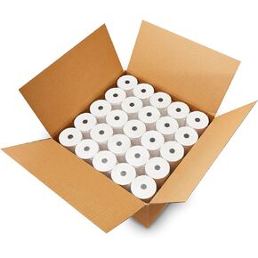 CLOVER PoS 3-1/8" x 230' THERMAL RECEIPT PAPER - 50 NEW ROLLS