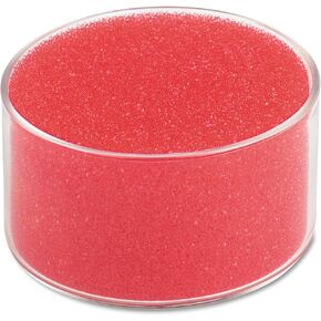 Universal Sponge Cup Moistener, 3" Diameter, Clear