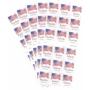 "Four Flags" Booklet of 20x5 mail