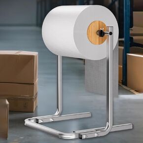 WDJBPSH Adjustable Plastic Bubble Wrap Dispenser, Commercial Standing Pearl Cotton Packaging Holder for Within 11.8/15.7/19.7/23.6/27.5/31.5 in Wide Rolls(Within 11.8in)