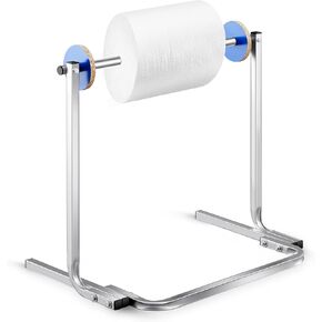 Blulu Bubble Foam Roll Dispenser, Standing Wrapping Roll Foldable Bubble Cushioning Holder for Packing Moving and Shipping(11.81 Inch)