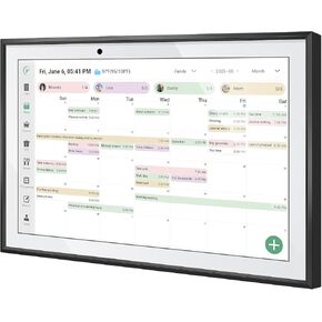 10.1 Inch WiFi Smart Digital Touchscreen Planner Desk Calendar: Two - Way Sync with Multiple Phones, Chore Charts, Achievement Rewards, AI Auto - generated Meal Planning, Interactive Family Schedule Display and Cloud Photo