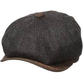 Robert Graham Headwear Men's Chauncey Newsboy, Olive, Large in Saudi Arabia