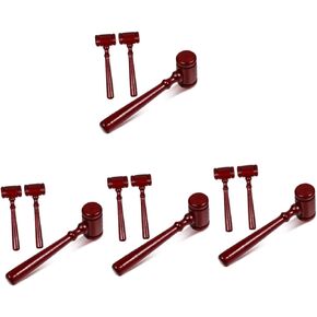 12 Pcs Judge Hammer Wooden Hammer Toy Wooden Hammer Prop Wooden Gavel Judge Gavel Kids Wooden Hammer Mini Gavel Mini Wooden Hammer Gavel Prop Wooden Hammers