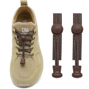 UGY Elastic No Tie Shoe Laces - Gold Yellow | Strong Lock, Speed Shoestrings, Adjustable Elastic Sneaker Strings in Kuwait