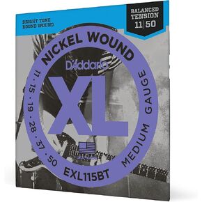 D'Addario D'Addario EXL115 أوتار جيتار كهربائي بلوز/جاز كهربائي - 3 عبوات