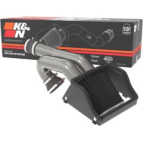 Dryflow Cold Air Intake Kit: Easy to Clean, Oil-Free Air Filter, Guaranteed to Increase Horsepower: Compatible with 2015-2022 Ford F150, 2017-2022 Ford F150 Raptor; 30-2617KC