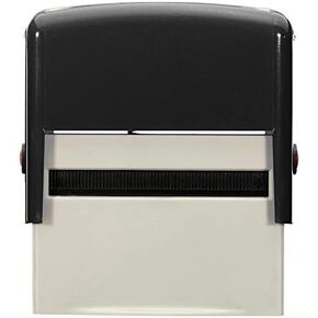 EMUKOEP Multifunctional Printing Stamp Set Reusable Rubber Word Letter Plate with Tweezers Cartridges Black