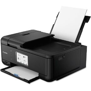 Canon TR8520 All-In-One Printer For Home Office |Wireless | Mobile Printing | Photo and Document Printing, AirPrint(R) and Google Cloud printing, Black