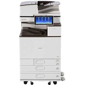 Ricoh Aficio MP C6004 Color Multifunction Copier - 60ppm Copy, Print, Scan, Auto Duplex, 2 Trays and Stand. (Renewed)