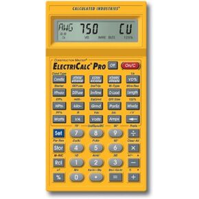 Calculated Industries 5070 ElectriCalc Pro Electrical Code Calculator