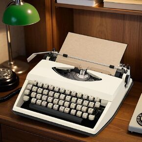 [Collector's Edition] Vintage Manual Typewriter (Artisan Restored) — Retro Craftsmanship/Mechanical Primer for Kids/Authentic Keystroke Experience