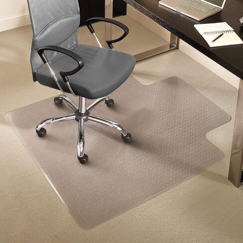 حصيرة كرسي المكتب Staples ، حصيرة أرضية صافية مع الشفة ، سجاد مسطح ، تغطية موسعة تحت DESK ، 48 × 36 بوصة ، انزلاق ناعم in Kuwait
