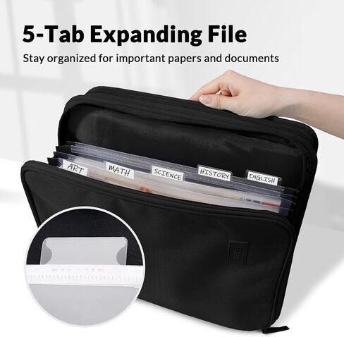 تتضمن حقيبة Sunee Zippered Binder مع مقبض ، وحلقات O-Ring ذات 3 بوصات ، وسعة 500 ورقة ، وملفات Zip Pocket ، ومجلد ملفات متوسعة 5-TAB ، وموثق منظم متعدد الجيبات للمدرسة المتوسطة ، و Pink Lotus in Kuwait
