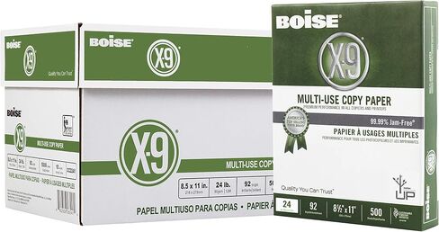 Boise Paper X-9 Multi-Use Copy Paper, 11" x 17" Ledger, 92 Bright White, 20 lb, 5 Ream Carton (2,500 Sheets) in Saudi Arabia