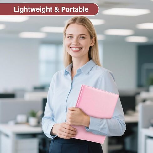 Professional Padfolio, Multi Function Faux Leather Portfolio Binder with Clipboard - Interview Resume Folder, Legal Document, Business Card Holder, for Office, Conference, Interviews (Black) in Saudi Arabia