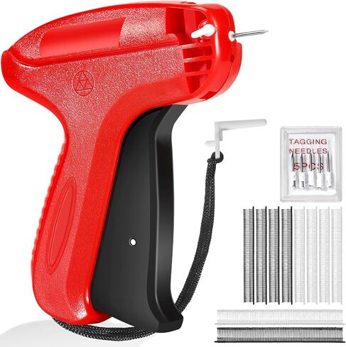 غرزة بندقية للملابس ، وعلامة البندقية للملابس ، و Quick Licky Stricky Micro Micro Puns Himming Tool على الفور ، وتشمل 6 إبر و 1000 مثبتات (وردي) in Kuwait