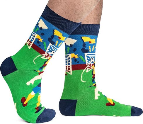 Lavley Funny Socks For Men - Novelty Gifts For Sports Fans, Golfing, Pickleball, Weight Lifting, Racing and More (US, Alpha, One Size, Regular, Regular, Do Not Disturb, Soccer is On) in Kuwait