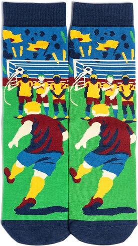 Lavley Funny Socks For Men - Novelty Gifts For Sports Fans, Golfing, Pickleball, Weight Lifting, Racing and More (US, Alpha, One Size, Regular, Regular, Do Not Disturb, Soccer is On) in Kuwait