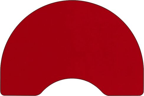 Flash Furniture Wren 48''W x 72'l الكلى رمادي طاولة النشاط الخشبية الحرارية - الساقين القياسية قابلة للتعديل in Kuwait