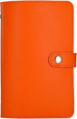 50 Pockets Leather Money Holder 7x4.5In Paper Money Collection Book Currency Holder Album for Banknote Ticket Collection in Saudi Arabia